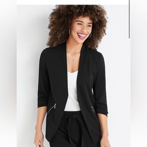 NWT: Black blazer.  3/4 length sleeves.